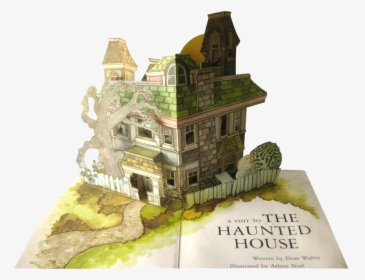 Pop Up Book Vintage Haunted House, HD Png Download, Transparent PNG