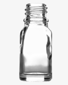 10ml Clear Glass Dropper Bottle Photo - Square Glass Bottle Transparent Background, HD Png Download, Transparent PNG