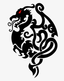 Tribal Dragon - Дракон Орнамент, HD Png Download, Transparent PNG