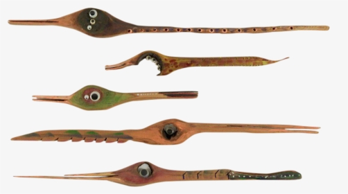 Collection Of Hand Carved Folk Art Birds - Antique Tool, HD Png Download, Transparent PNG