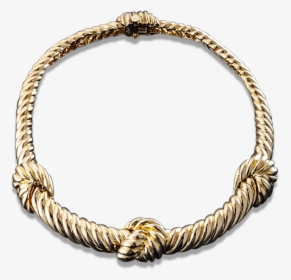 David Webb Gold Knot Necklace - Bracelet, HD Png Download, Transparent PNG