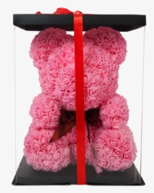 Pink Rose Flower Teddy Bear 40cm, HD Png Download, Transparent PNG
