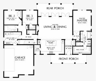 Main Floor Plan Image For Mascord Carywood Sought After, HD Png Download, Transparent PNG
