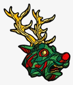 Wild Reindeer Patch By Seventh - Cartoon, HD Png Download, Transparent PNG