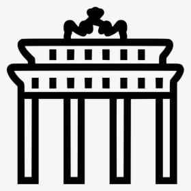Brandenburg Gate - Brandenburger Wall Icon Png, Transparent Png, Transparent PNG