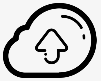 Upload To Internet Cloud Outlined Interface Sign - Icon, HD Png Download, Transparent PNG