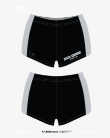 Black Squirrel Running Club Track Shorts - Underpants, HD Png Download, Transparent PNG