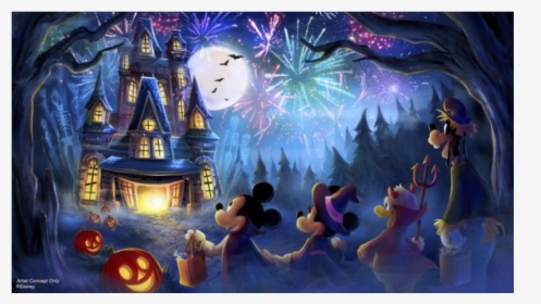 All New Fireworks Coming To Mickey’s Not So Scary Halloween - Disney's Not So Spooky Spectacular, HD Png Download, Transparent PNG