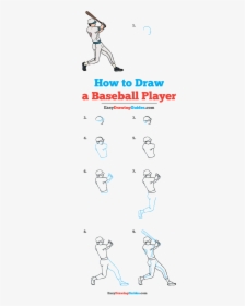 How To Draw Baseball Player - Draw A Leather Jacket Easy, HD Png Download, Transparent PNG