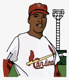 Sad Clipart Baseball Player - Cardinals, HD Png Download, Transparent PNG