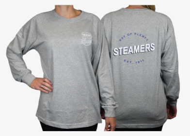 Grey Steamers Longsleeve - Long-sleeved T-shirt, HD Png Download, Transparent PNG