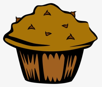 Muffin, Chocolate, Chip, Cupcake, Breads, Bakery, Goods - Muffin Clip Art, HD Png Download, Transparent PNG