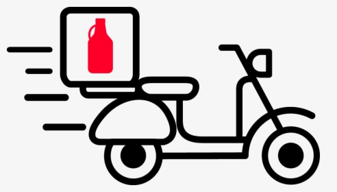 Scooty Bike Line Icon, HD Png Download, Transparent PNG