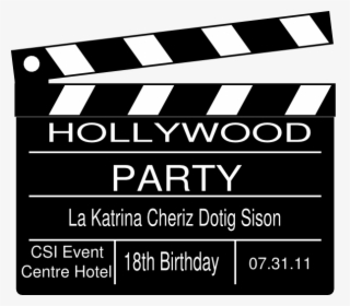 18 Birthday Hollywood Théme, HD Png Download, Transparent PNG