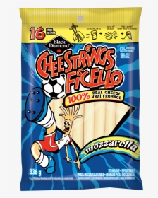Mozzarella Cheestrings - Black Diamond Cheestrings Calories, HD Png Download, Transparent PNG