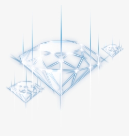 Blue Diamond Simple Lines Effect Elements Green Clipart - Diamond, HD Png Download, Transparent PNG