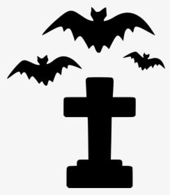 Halloween Moon Bats Transparent, HD Png Download, Transparent PNG