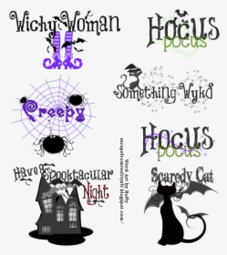 Text Halloween Word Art, HD Png Download, Transparent PNG