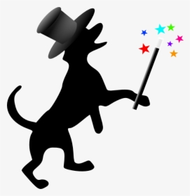 Transparent Clip Art Dog - Dog Jumping Silhouette Png, Png Download, Transparent PNG