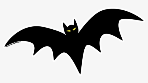 Bat Clipart Spooky - Bats Clipart Black And White, HD Png Download ,  Transparent Png Image - PNGitem