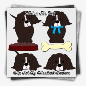 Dog Clip Art, Brown Dog, Dog Cards, Dog Bones, Printable - French Spaniel, HD Png Download, Transparent PNG