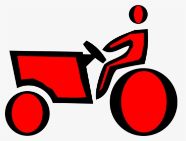 Red Tractor Clip Art - Tractor Icon, HD Png Download, Transparent PNG