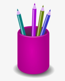 Clip Art Pencil Cup Clipart - Pot Of Pencils Clipart, HD Png Download, Transparent PNG