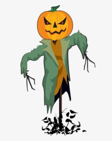 Halloween Scarecrow Clipart, HD Png Download, Transparent PNG