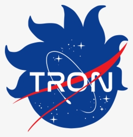 Image Of Tron Nasa Sticker - Nasa Insignia, HD Png Download, Transparent PNG