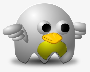 White Bird Clip Arts - Pac-man, HD Png Download, Transparent PNG