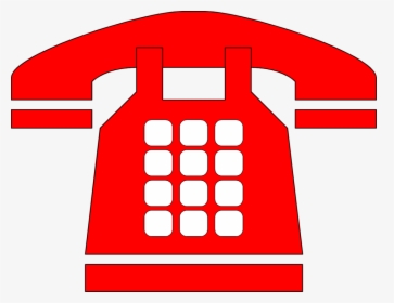 Fax Vector Telephone - Red Phone Icon Vector, HD Png Download, Transparent PNG