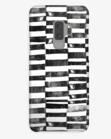Black Painted Lines Case Galaxy S9 Plus - Mobile Phone, HD Png Download, Transparent PNG