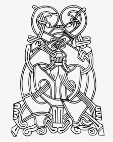 Clip Art Norse Drawing - Viking Art Oseberg Style, HD Png Download, Transparent PNG