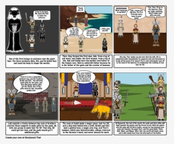 Storyboard With Norse Mythology, HD Png Download, Transparent PNG
