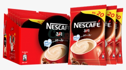 Nescafé 3 In 1 20g Sachet - Nescafe 3 In 1 Sachet, HD Png Download, Transparent PNG