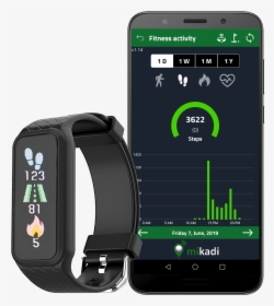 Skmei Men Women Smart Watches Heart Rate Sleep Digital, HD Png Download, Transparent PNG