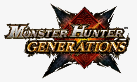 Monster Hunter Generations Logo Png - Monster Hunter Generations Title, Transparent Png, Transparent PNG