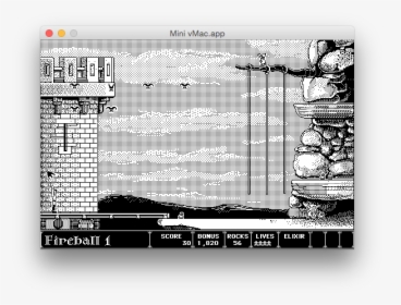 Dark Castle Fireball - Mini Vmac Games, HD Png Download, Transparent PNG