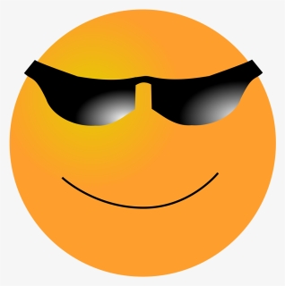 Smiley, Cara, Feliz, Gafas De Sol, Emociones - Cool Dude Clip Art, HD Png Download, Transparent PNG