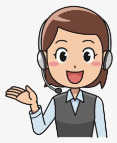 Telephone Clipart Agent - Call Center Agent Png, Transparent Png, Transparent PNG