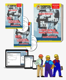 C 4 Boiler Contractor Exam Course With C 4 Manual Cd - General Contractor, HD Png Download, Transparent PNG