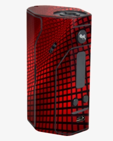 Red Wavy Grid Wismec Reuleaux Dna 200   Class - Computer Case, HD Png Download, Transparent PNG