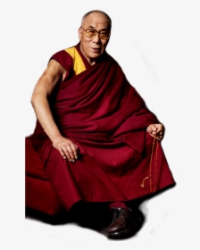 Dalai Lama Png Image Background - 14th Dalai Lama No Background, Transparent Png, Transparent PNG