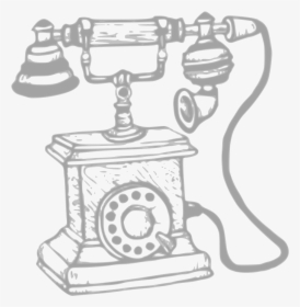 Clip Art Collection Of Free Drawing - Alexander Graham Bell Telephone Drawing, HD Png Download, Transparent PNG