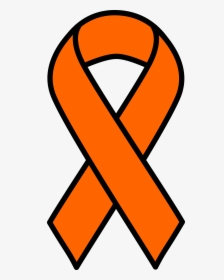 Clip Art Orange Ribbon Clip Art - Clip Art Breast Cancer Ribbon, HD Png Download, Transparent PNG