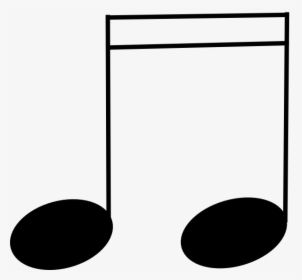 Two Eighth Notes Symbol, HD Png Download, Transparent PNG