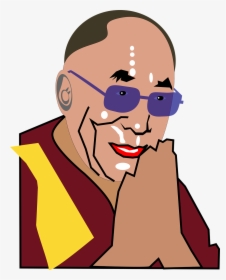 Dalai Lama Clip Art, HD Png Download, Transparent PNG