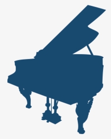 Transparent Keyboard Clipart - Grand Piano Silhouette Png, Png Download, Transparent PNG