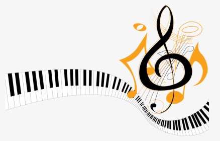 Musical Notes Vector Png Download - Piano Keys Vector Png, Transparent Png, Transparent PNG
