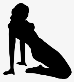 Silhouette Of Pin Up Girl - Pin Up Girl Silhouette Transparent, HD Png Download, Transparent PNG